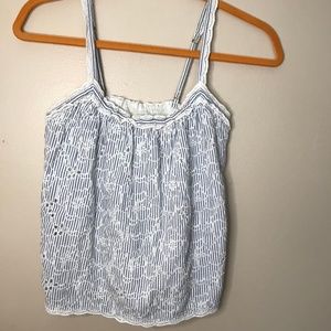 Abercombie & Fitch Tank Floral With Lace